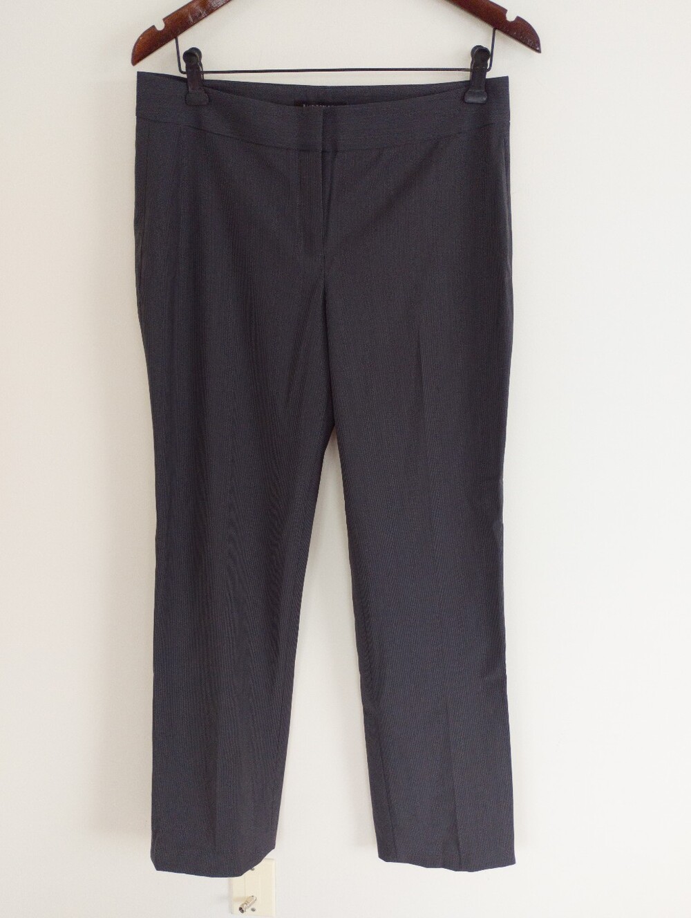 Elie Tahari Gray Wool Blend Tailored Straight Leg Trousers Size 6